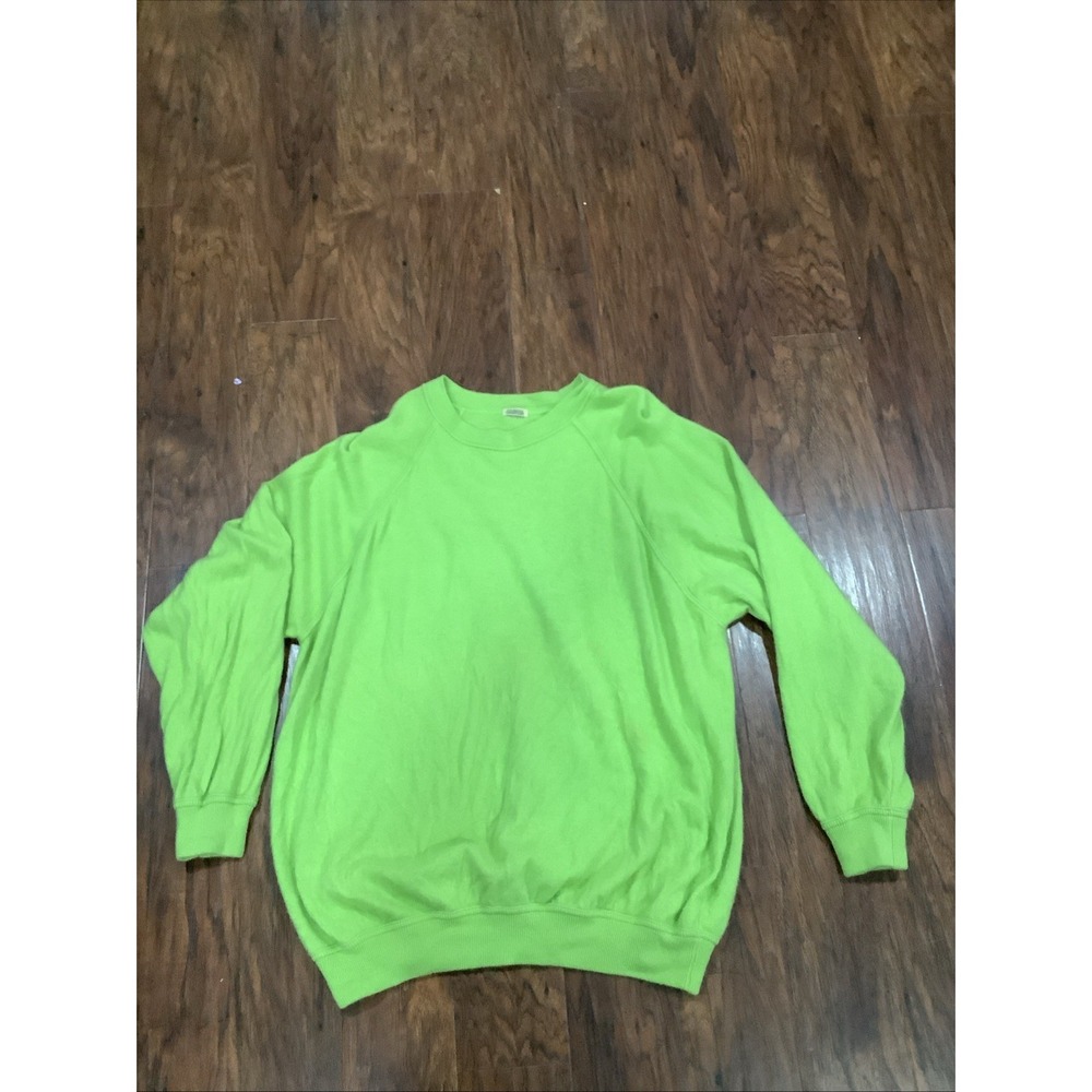 MALO Cashmere Sport Men's 100% Cashmere Crewneck Sweater Neon Green